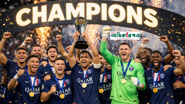 ইতিহাস গড়ল পিএসজি: ট্রেবল জয়ের পর এবার বিশ্বজয়ের মুকুট